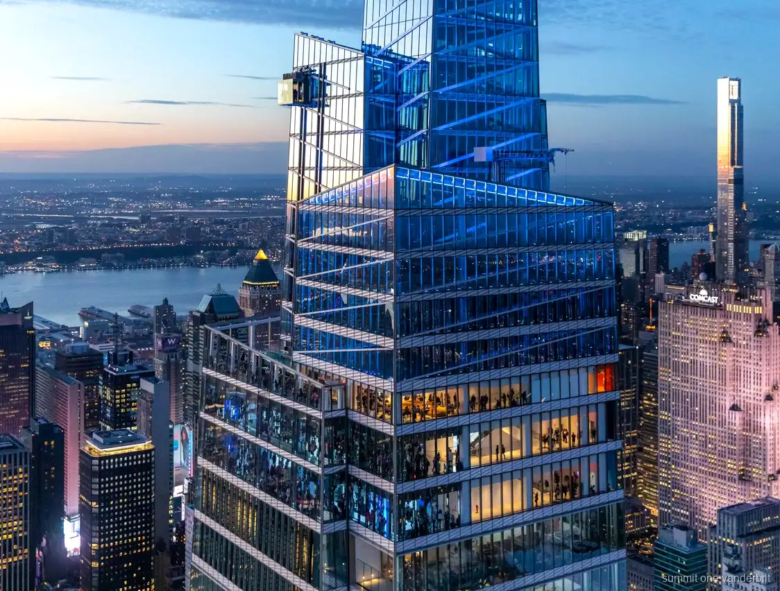 Vue sur le skyline depuis l'observatoire SUMMIT One Vanderbilt